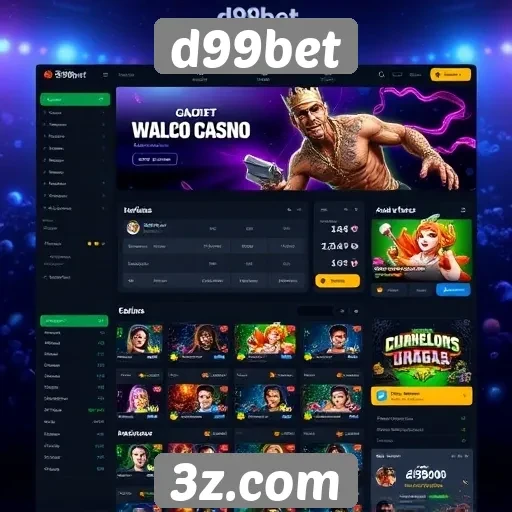 Facilidade de navegação e interface do d99bet